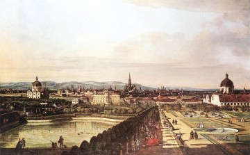 ベルナルド・ベロット Painting - ベルヴェデーレの都市からのウィーンの眺め Bernardo Bellotto